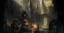 Прохождение Dark Souls 3. Поселение Нежити - путь от большой площади через мост (справа)