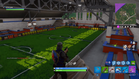 Fortnite - где найти футбольные поля и забить гол