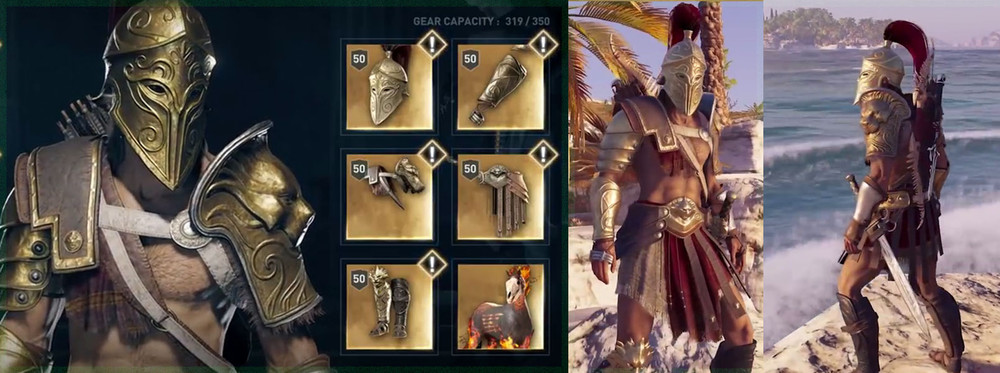 Assassin’s Creed Odyssey - где найти все комплекты легендарной брони