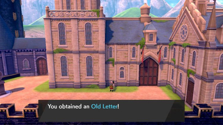 Pokemon Sword and Shield - где найти старое письмо