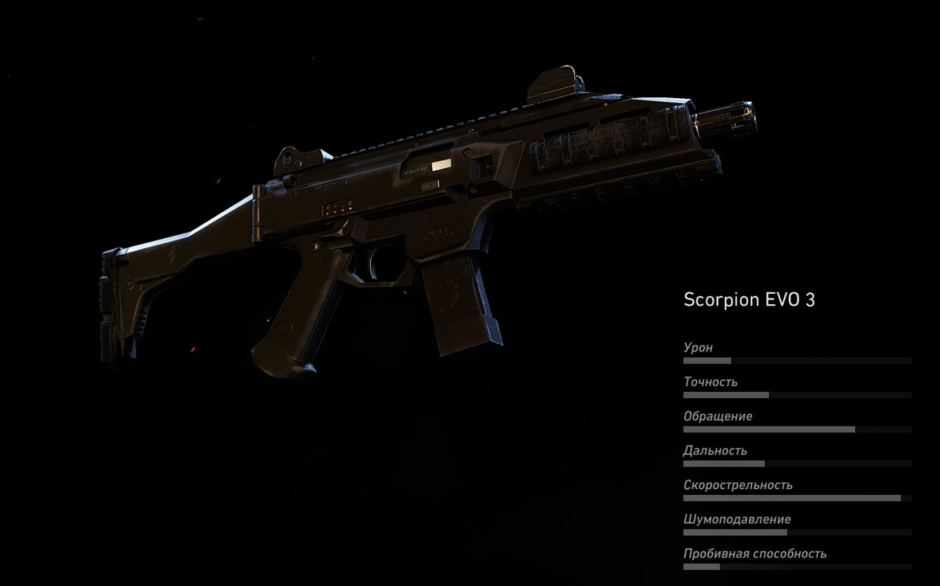 Scorpion EVO 3 (Пистолет-пулемет) в Ghost Recon: Wildlands