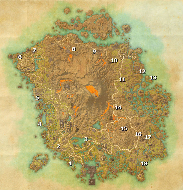 Гайд TES Online: Morrowind. Расположение всех небесных осколков
