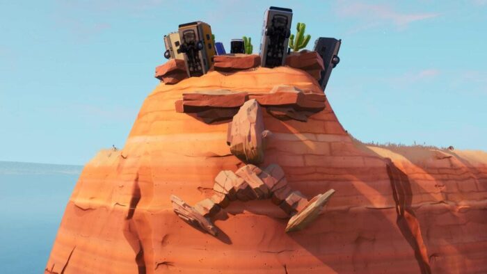 Fortnite "8 сезон" - где найти гигантское лицо