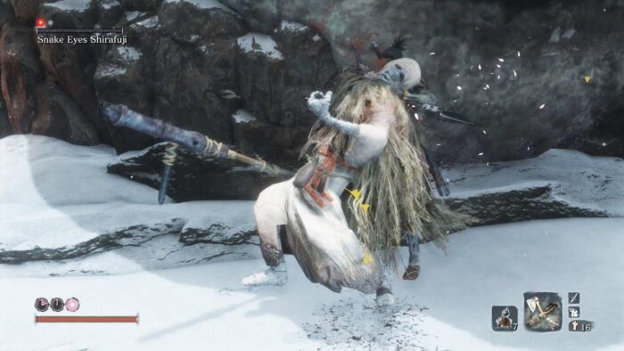 Sekiro: Shadows Die Twice - как убить Змеиного Глаза Сирафудзи