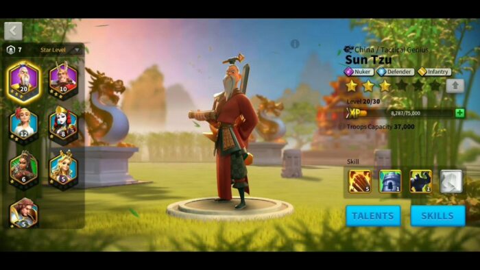 Rise of Kingdoms - лучшие эпические командиры