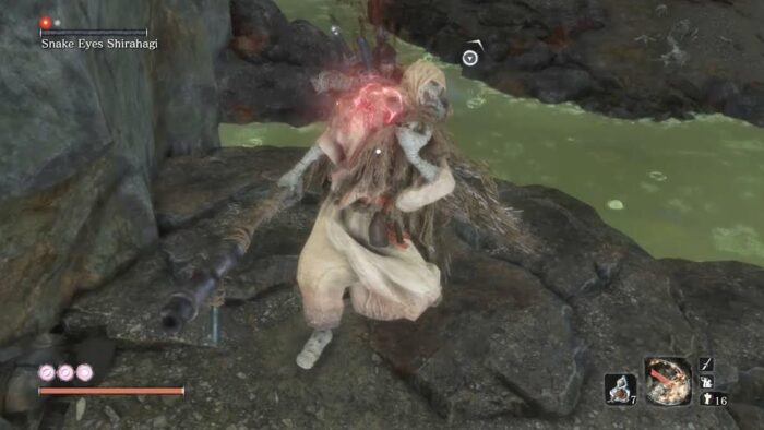 Sekiro: Shadows Die Twice - как убить Змеиного Глаза Сирахаги