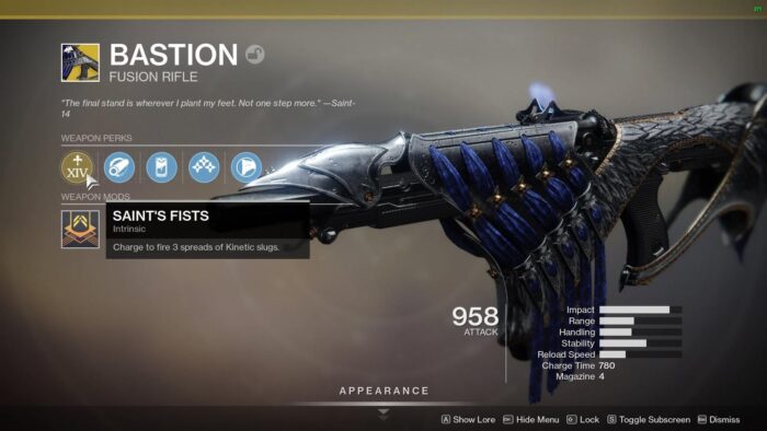 Destiny 2 - как получить винтовку Бастион