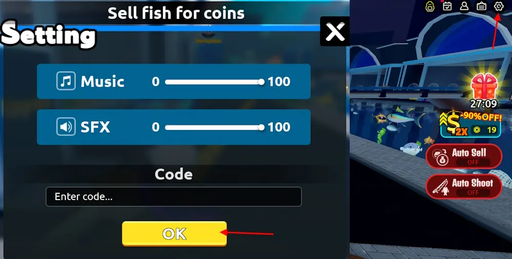 Fish and Fight - рабочие коды