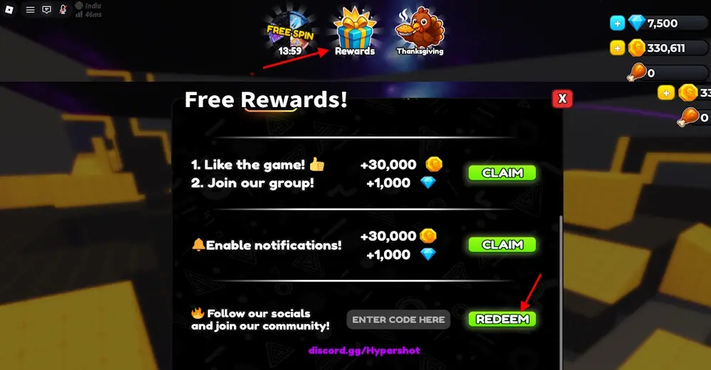 Гипершот - рабочие коды