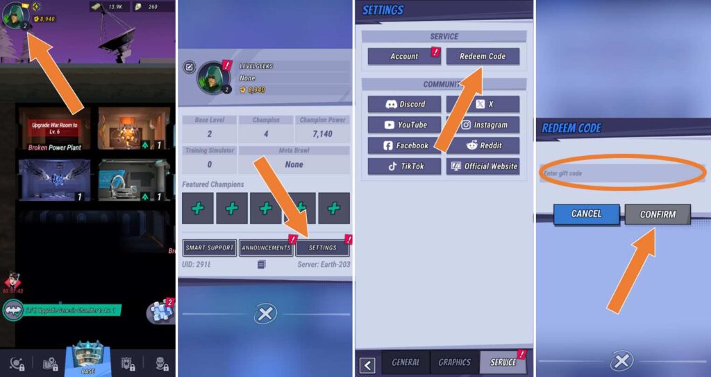 DC: Dark Legion - рабочие коды
