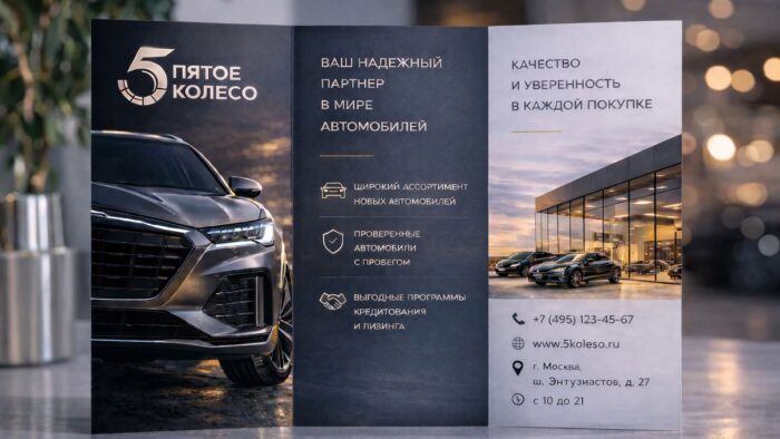 Печатный буклет - главный инструмент коротких презентаций